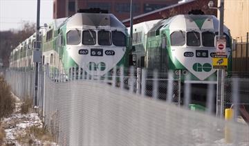 Two GO trains on the Kitchener Line are running behind schedule due to an operational issue. 